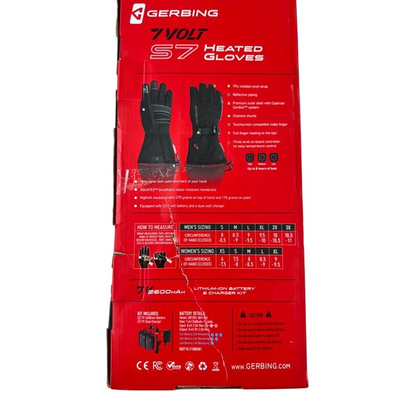 Gerbing S7 Heated Gloves Size Small Women’s NWB $249 3 Levels Heat 8 Hours Skiin - Picture 8 of 11